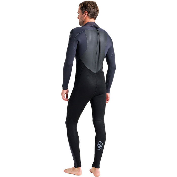 2024 C-Skins Hombres Legend 4/3mm Back Zip Neopreno C-LE43MBZ - Black / Anthracite